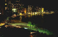 night cityscape waikiki 1 Vintage A4 Photo Print