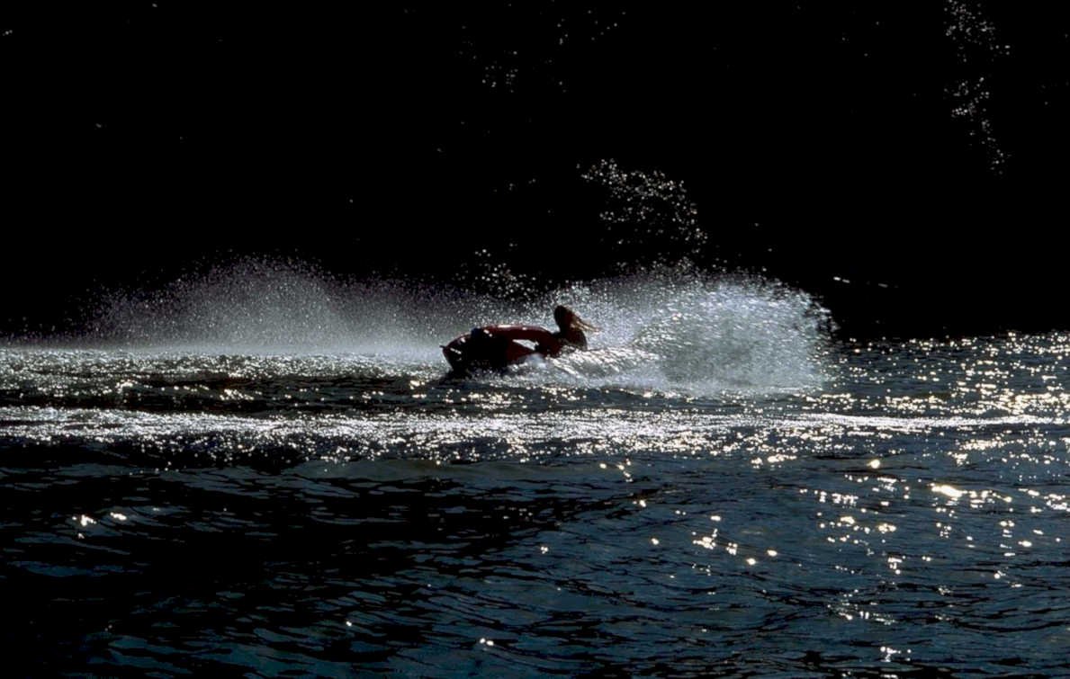 night jet ski1980s 1990s A4 Photo Print