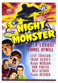 night monster 1942  01 film star poster A4 Photo Print