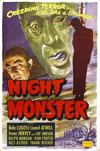 night monster 1942  03 film star poster A4 Photo Print