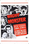 night monster 1942  04 film star poster A4 Photo Print