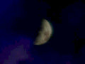 night moon crescent1980s 1990s A4 Photo Print