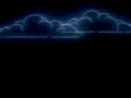 night sky clouds1980s 1990s A4 Photo Print