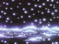 night waves cityscape1980s 1990s A4 Photo Print