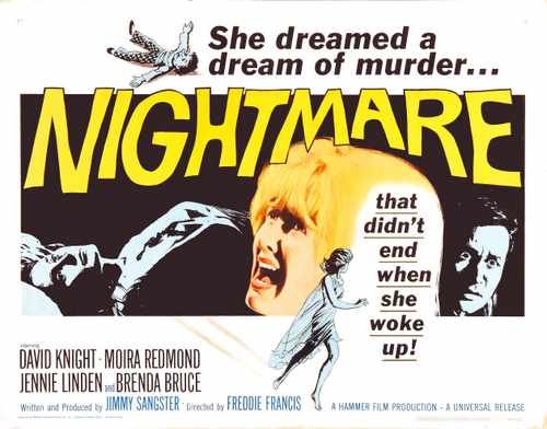 nightmare 1964  02 film star poster A4 Photo Print
