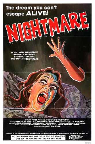 nightmare 1981  02 film star poster A4 Photo Print