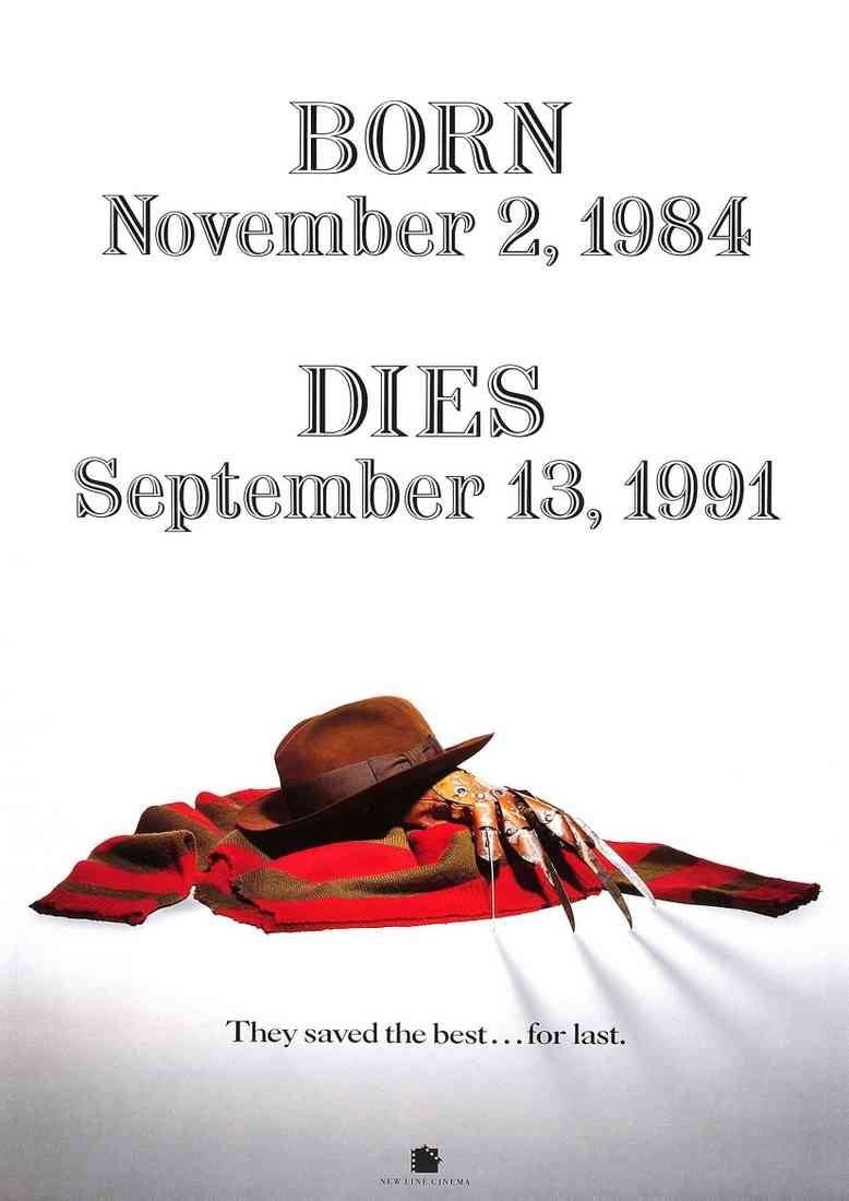 nightmare on elm street 6 poster 01 A4 Photo Print