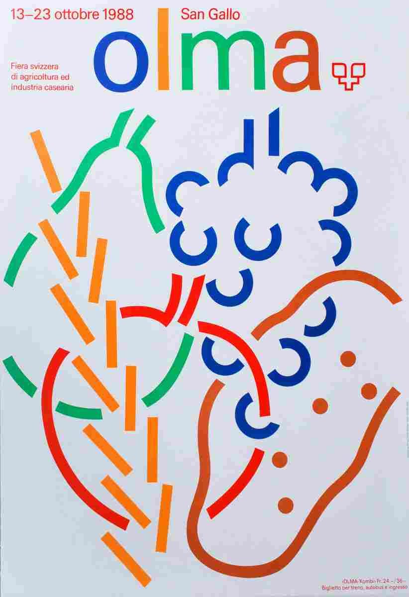 niklaus troxler olma 1988 9 Advert A4 Photo Print