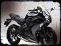 ninja 400 1 A4 Photo Print Motorbike Vintage Aged