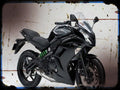 ninja 400 A4 Photo Print Motorbike Vintage Aged