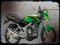 ninja r A4 Photo Print Motorbike Vintage Aged