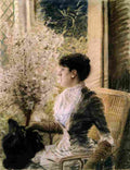 nittis bow window Art A4 Photo Print