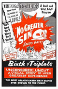 no greater sin  01 film star poster A4 Photo Print