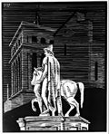 nocturnal rome 4 mc escher 1934 A4 Photo Print