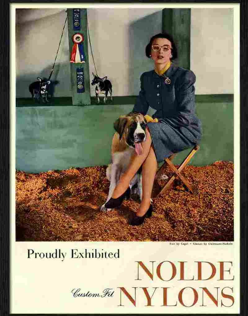 nolde nylons Advert A4 Photo Print