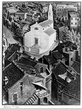 nonza corsica mc escher 1934 A4 Photo Print
