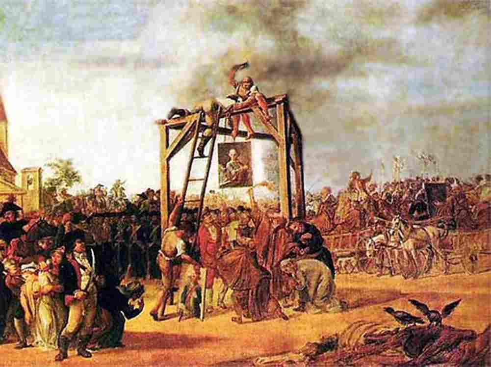 norblin Hanging of Traitors in Effigie Art A4 Photo Print