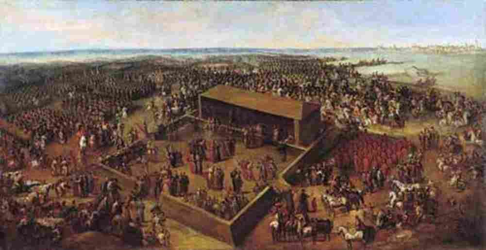 norblin Wettin s Election as Polish King Art A4 Photo Print