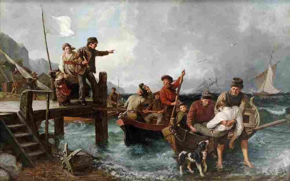 nord The Sea Rescue Art A4 Photo Print