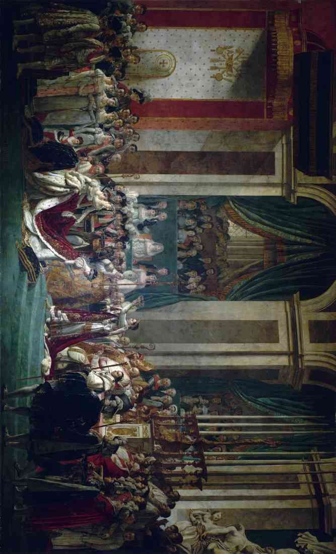normal David Jacques Louis Consecration Of The Emperor Napoleon I And Coronation Of The Empress Josephine A4 Photo Print