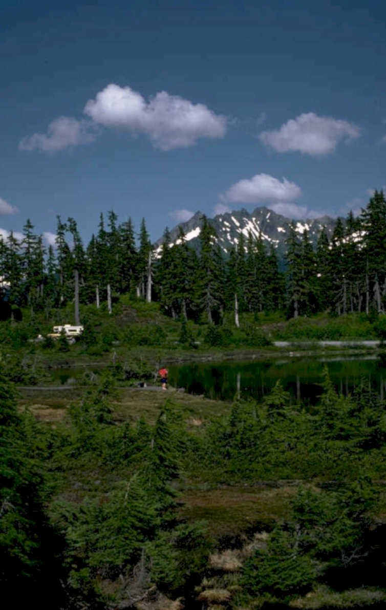 north cascade lake 1980s 1990s A4 Photo Print