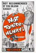 not tonite henry  01 film star poster A4 Photo Print