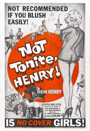 not tonite henry  01 film star poster A4 Photo Print