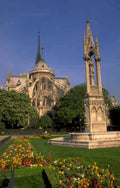 notre dame saintechapelle 1980s 1990s A4 Photo Print