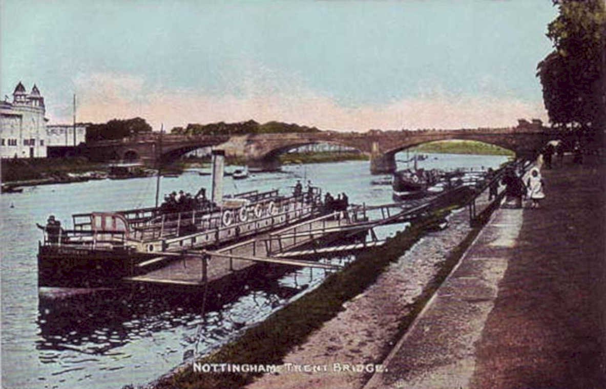 nottingham trent bridgeVintage 1880s 1900s A4 Photo Print