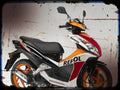nsc50r 1 A4 Photo Print Motorbike Vintage Aged