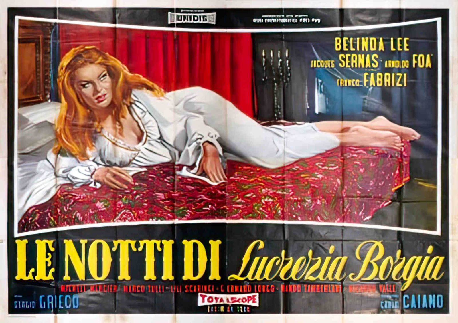 nuits de lucrece ital 8F Advert A4 Photo Print