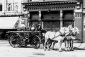 nyc fire engine Vintage world war A4 Photo Print