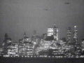 nyc night skyline1980s 1990s A4 Photo Print