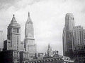nyc skyline 1930s 11980s 1990s A4 Photo Print