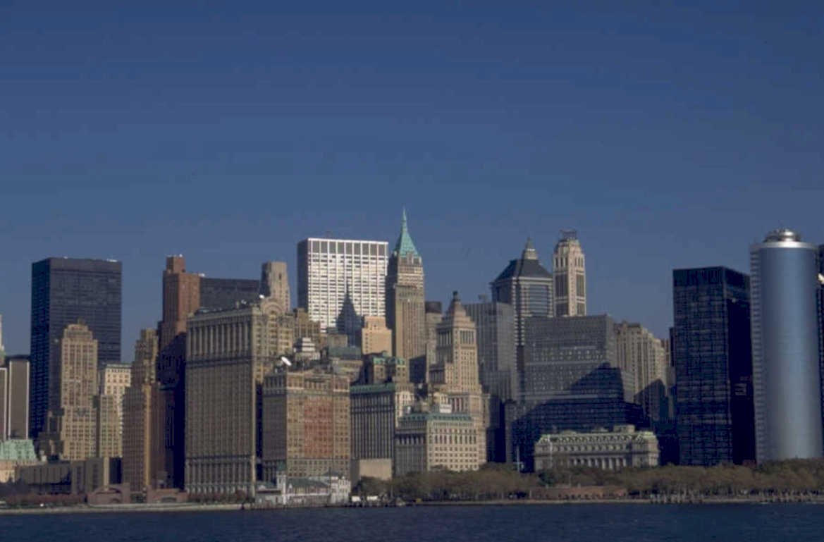 nyc skyline 1980s 1980s 1990s A4 Photo Print