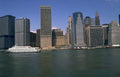 nyc skyline lower Vintage A4 Photo Print