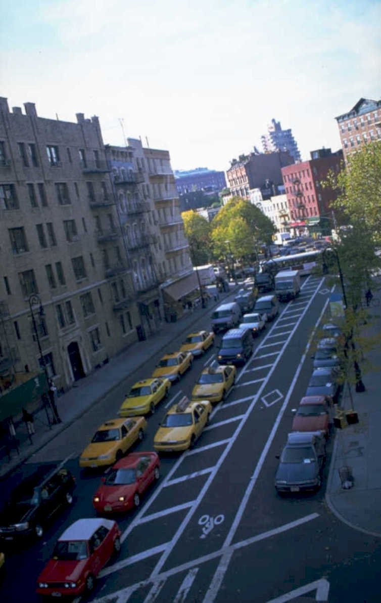 nyc street scene 2 1980s 1990s A4 Photo Print