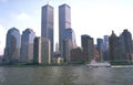 nyc wtc panorama Vintage A4 Photo Print