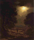 o connor james A Moonlit Landscape Art A4 Photo Print