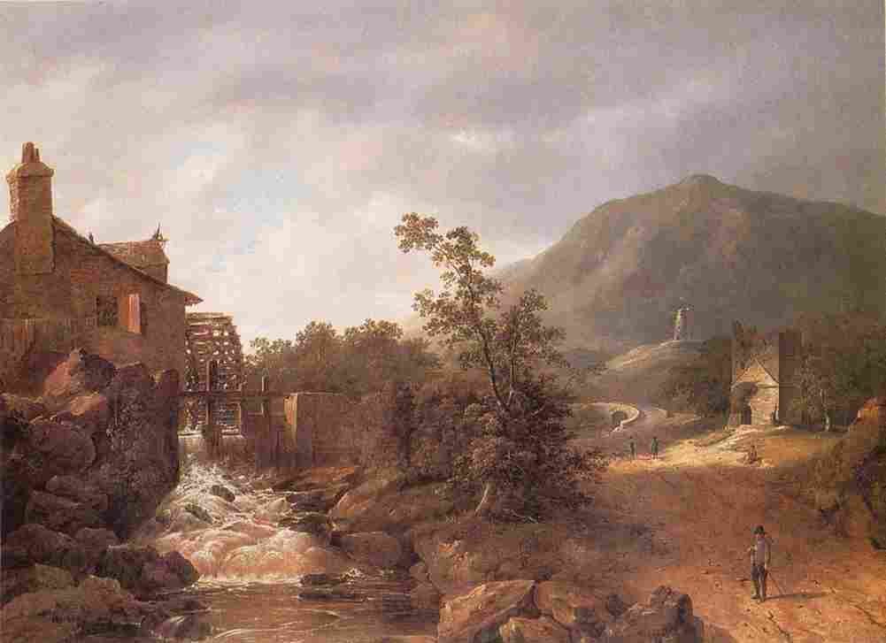 o connor james Landscape With Mill Art A4 Photo Print