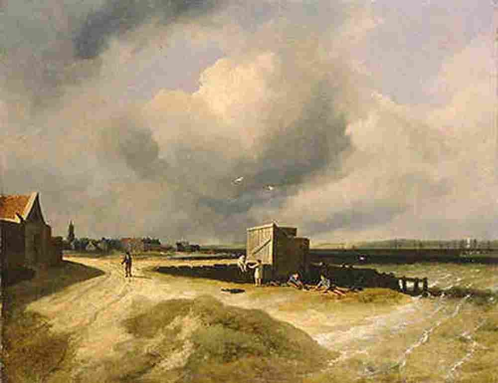 o connor james Sm View of Irishtown from Sandymount Art A4 Photo Print