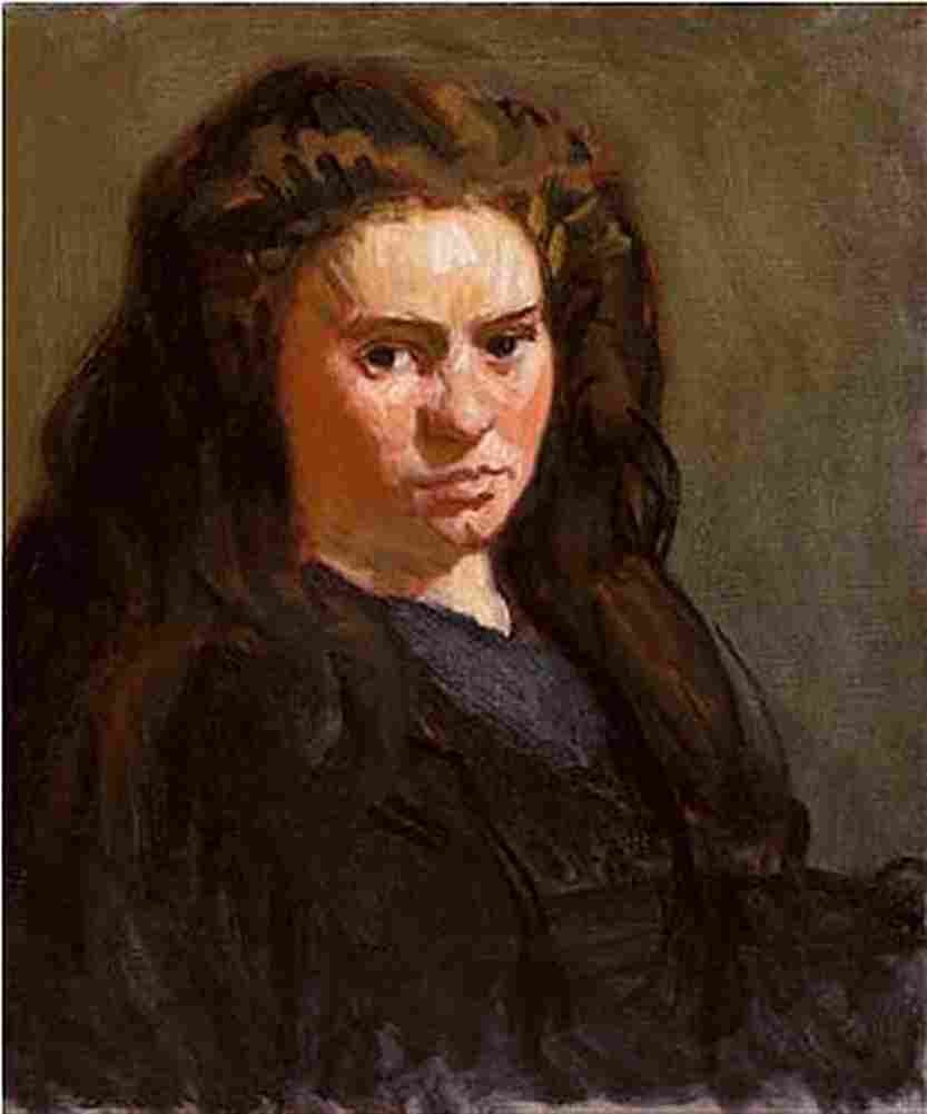 o connor roderic Breton Girl Art A4 Photo Print