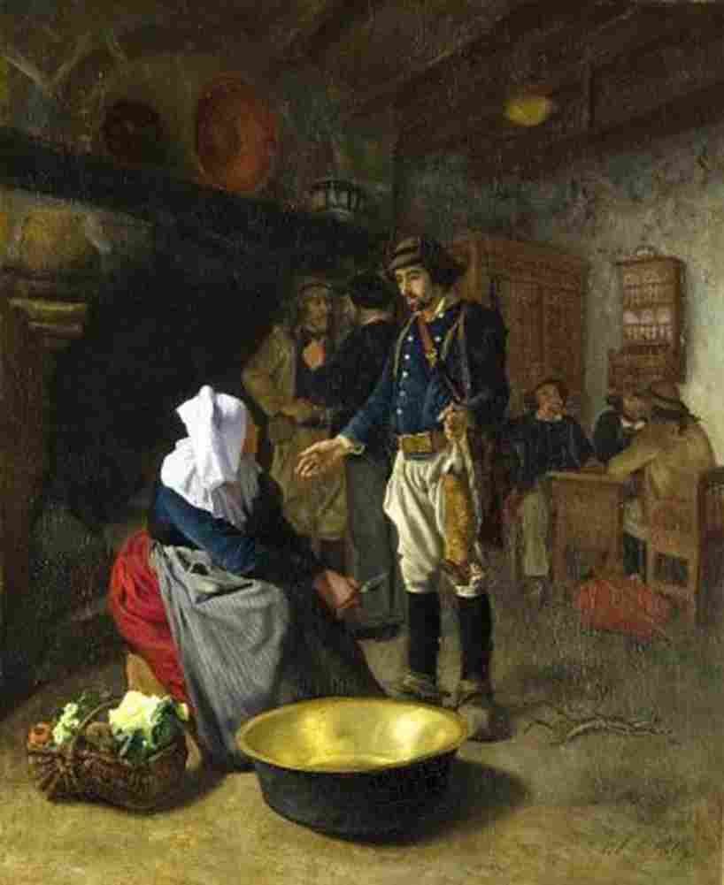 o kelly An Interior Brittany Art A4 Photo Print