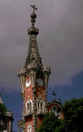 oaxaca church tower 1980s 1990s A4 Photo Print