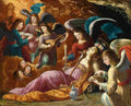 obidos the penitent magdalene comforted by angels Art A4 Photo Print