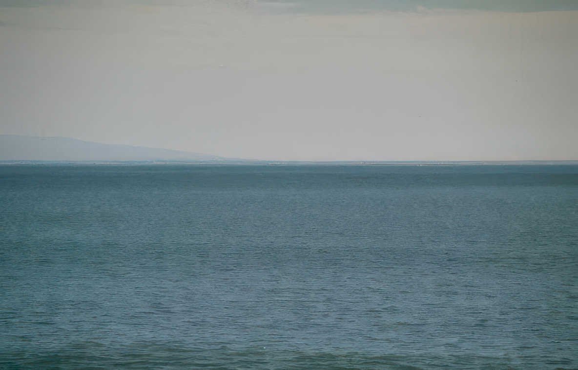 ocean view hills Vintage A4 Photo Print