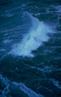 ocean wave blue 1980s 1990s A4 Photo Print