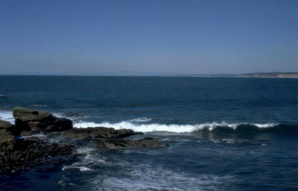 ocean wave coast Vintage A4 Photo Print