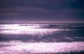 ocean wave sunset Vintage A4 Photo Print
