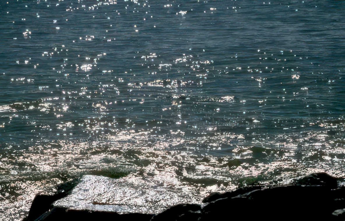 ocean waves maine 2 Vintage A4 Photo Print